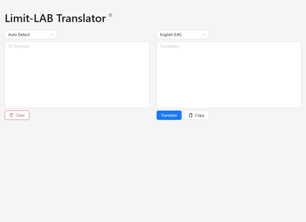 Limit-LAB Translator Limit-LAB Translator