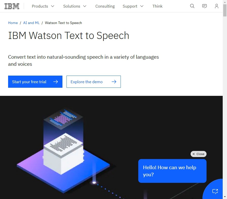 IBM Watson文字转语音